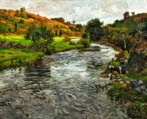 Two ladies at the river
